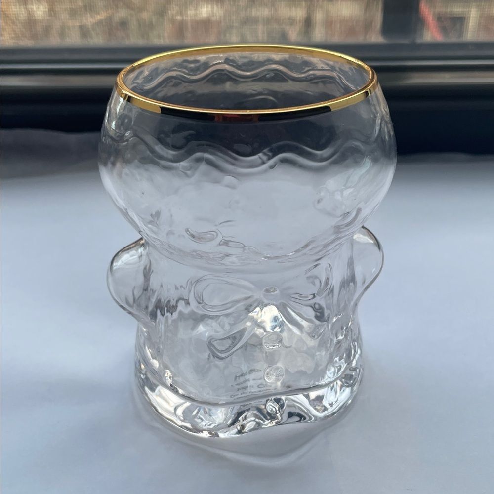 ❤️NWT Collectible North Pole Gingerbread Juice Glass NWT - Picture 5 of 5